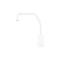 Hanwha Vision SBP-156LMW Schwanenhals Halterung, für Hawha Techwin PTZ Kameras, Aluminium, weiß