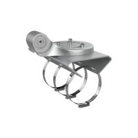 Hikvision DS-2665ZJ-Pole-P Halterung, horizontale Mastmontage, Aluminium, grau, für Hikvision Kameras