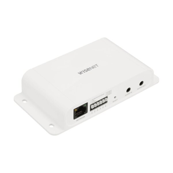 Hanwha Vision SPM-4210 Netzwerk I/O Audio Modul, 2x Audio, 4x Ein-/Ausgänge, PoE, für PTZ plus Kameras