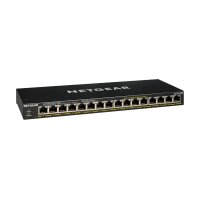 Netgear GS316PP-100EUS 16-Port GB PoE+ unmanaged Switch, 183W, FlexPoE