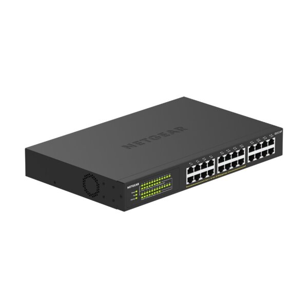Netgear GS324P-100EUS 24-Port Gigabit Ethernet Unmanaged PoE+ Switch, 190W
