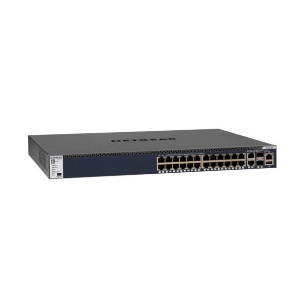 Netgear GSM4328S-100NES 28-Port Gigabit Switch 12x10Gb Ports, 2 x SFP+,