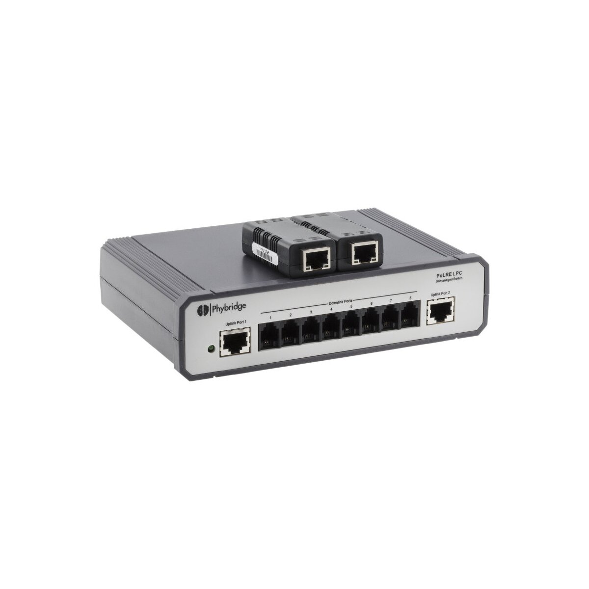 2N NVT Phybridge PL-08 switch with 2 ada box