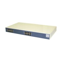 Phihong POE576U-8BT-R PoE Midspan, 8 Ports, 72W, IEEE802.3bt bis 576W gesamt, 0 ~+40°C, C14, 230VAC