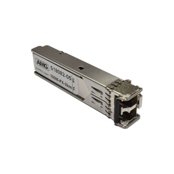 AMG Systems SFP-MM-100M-FX2-31 SFP, 100Mb/s Doppelfaser, Multimode, 2km Reichweite, Tx/Rx: 1310 nm, -40°C bis 75C°
