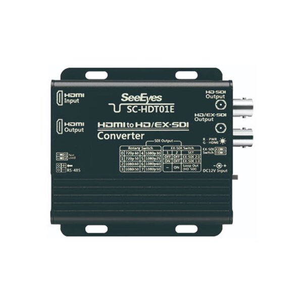 SeeEyes SC-HDT01E Medienkonverter, HDMI nach HD/EX-SDI, HDMI 1.3, Ex-SDI 1.0/2.0, Full HD 1,5/3G, 12VDC