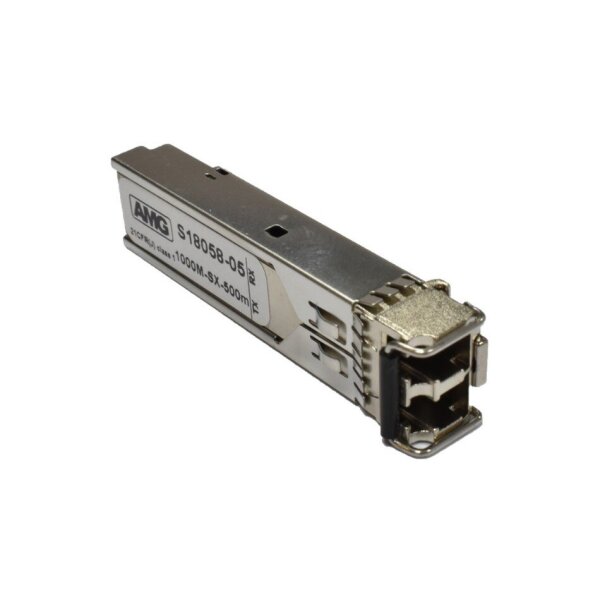 AMG Systems SFP-MM-1G-SX05-85 SFP, 1Gb/s, Doppelfaser, Multimode, 500m Reichweite (Tx/Rx: 850 nm) 7 dB DR