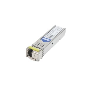 AMG Systems SFP-SM-100M-BX20-55 SFP, 100Mb/s, Einfaser, Singlemode, 20km Reichweite, (Tx: 1550 nm, Rx: 1310 nm), LC