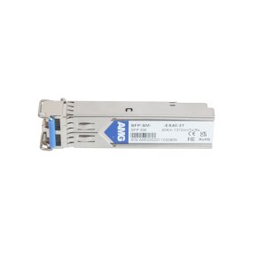 AMG Systems SFP-SM-1G-EX40-31 SFP, 1Gb/s, Doppelfaser, Singlemode, 40km Reichweite (Tx/Rx: 1310 nm) 19dB DR, LC
