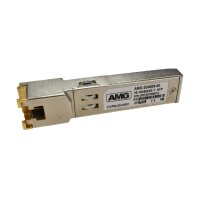 AMG Systems SFP-CU-100M Ethernet-SFP-Transceiver, 10/100 BASE-T, RJ45, 40°C bis +85°C Betriebstemperatur