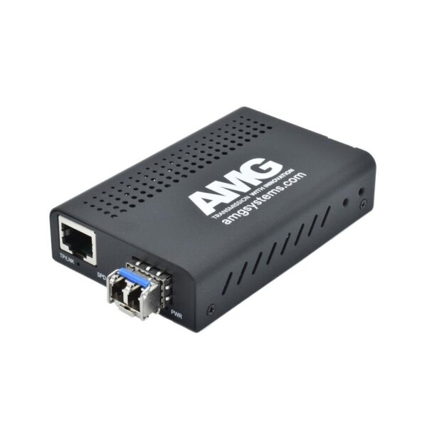 AMG Systems AMG210M-1F-1SM2 Medienkonverter, für 0°C bis 50°, 1 x 10/100BT RJ45, 1 x 100FX MM, 2 Fasern