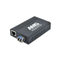 AMG Systems AMG210M-1F-1SS2 Medienkonverter, für 0°C bis 50°, 1 x 10/100BT RJ45, 1 x 100FX, SM, 2 Fasern,