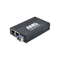AMG Systems AMG210M-2G-1SM2 Medienkonverter, für 0°C bis 50°, 2 x 10/100/1000BT RJ45, 1 x GFX, MM, 2 Fasern