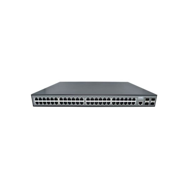 AMG Systems AMG510-48G-4XS Managed Switch, 48 x 1GBT RJ45 , 4 x 100/1000/10GFX SFP Slots