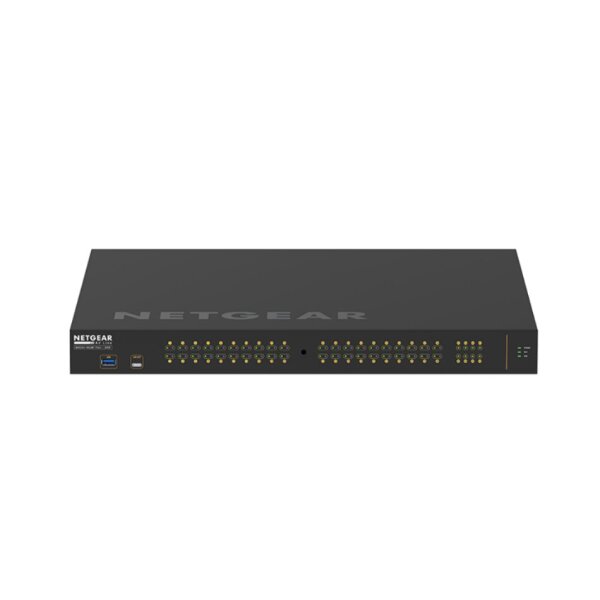 Netgear GSM4248P-100EUS Gigabit Switch, 40x RJ45 PoE+, 8x SFP 1G, 480W PoE Budget, managed