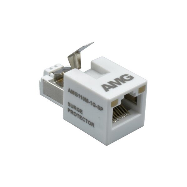AMG Systems AMG110M-1G-SP Ethernet Überspannungsschutz, inline, unterstützt 65W PoE, -40°C to +75°C