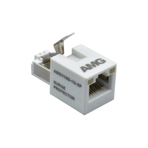 AMG Systems AMG110M-1G-SP Ethernet Überspannungsschutz, inline, unterstützt 65W PoE, -40°C to +75°C