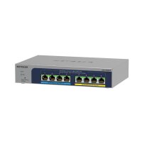 Netgear MS108EUP-100EUS Managed Plus Switch, 8 Port Switch, Ultra60 PoE++, Multi-Gigabit (2.5G)