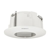 Hanwha Vision SHD-1600FPW Deckeneinbaugehäuse für Hanwha Techwin Domekameras, Innen, Weiß, Kunststoff