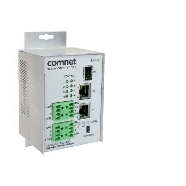 ComNet CNFE3FX1TX2C8TX/M SMS SW 100MB(2)TX (1)SFP (8)CO NTACT IN