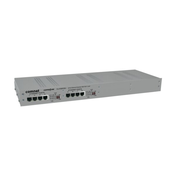 ComNet CLLFE8POEC LOCAL 8CH ETH OVER COAX W/PASS -THRU POE+