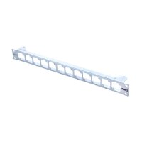 AMG Systems AMG160C-BR "Industrieller Rackhalterung Blende für AMG160-F Geräte, 12 Plätze, 1HE, 19"" Einbau, ohne PSU, inkl. 12 x 140mm Daisy Chain Stromkabel"