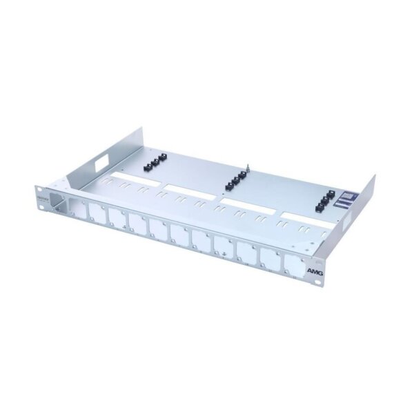 AMG Systems AMG160C-TR "Industrieller Baugruppenträger Regalboden für AMG160-F Geräte, 12 Plätze 1HE, 19"" Einbau, ohne PSU"