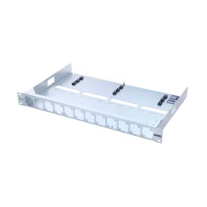 AMG Systems AMG160C-TR "Industrieller Baugruppenträger Regalboden für AMG160-F Geräte, 12 Plätze 1HE, 19"" Einbau, ohne PSU"