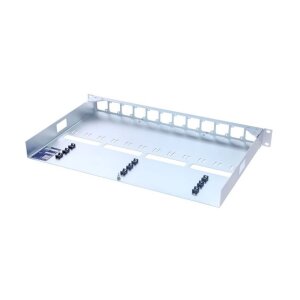 AMG Systems AMG160C-TR "Industrieller Baugruppenträger Regalboden für AMG160-F Geräte, 12 Plätze 1HE, 19"" Einbau, ohne PSU"