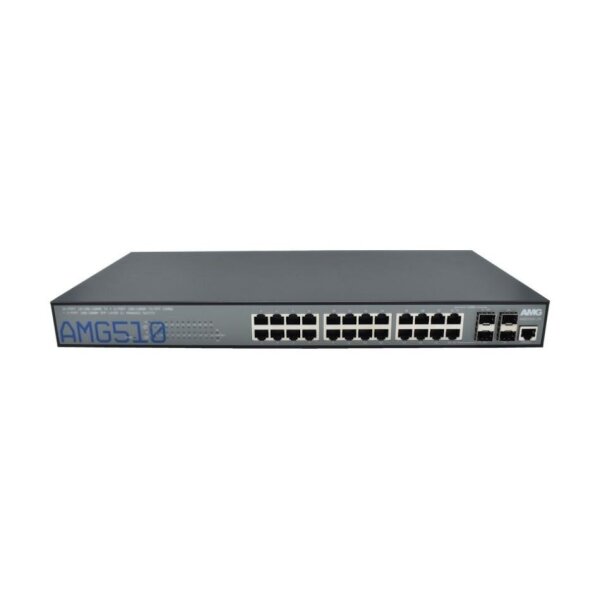 AMG Systems AMG510-22G-2C-2S Managed Switch 22(4) x 10/100/ 1GBT RJ45 & 2(4) x 1GFX SFP Slots