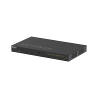 Netgear GSM4212UX-100EUS Managed AV Switch, 8x 1Gbit (RJ45 PoE++), 2x 1GBit (RJ45), 2x 10GBit (SFP) , 720W PoE++