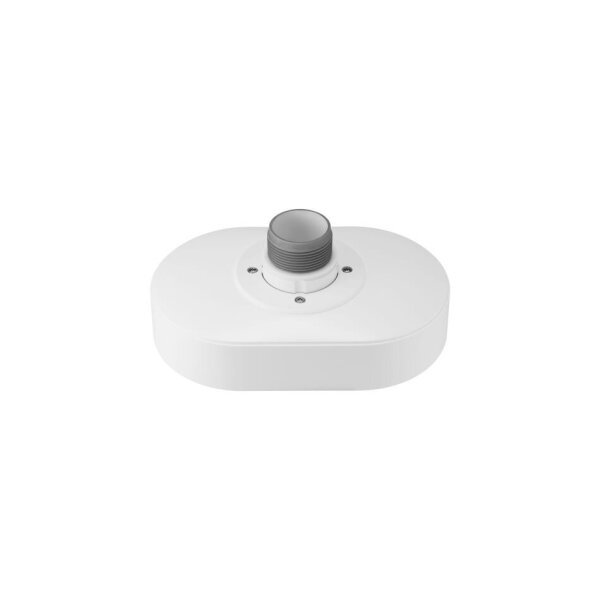Hanwha Vision SBP-215HMW Flanschplatte für Hänge Montage, für Hanwha Techwin Domes, Aluminium, Weiß
