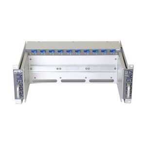 AMG Systems AMG2034-12-RP-AD "Baugruppenträger für AMG Hutschienengeräte, ausziehbar, 4HE, 19"", 90-264VAC IEC"