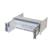 AMG Systems AMG2034-12-RP-AD "Baugruppenträger für AMG Hutschienengeräte, ausziehbar, 4HE, 19"", 90-264VAC IEC"