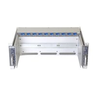 AMG Systems AMG2034-12-RP-AD "Baugruppenträger für AMG Hutschienengeräte, ausziehbar, 4HE, 19"", 90-264VAC IEC"