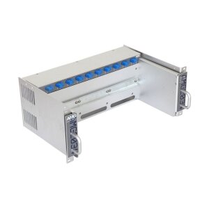 AMG Systems AMG2034-1256-RP-AD "Baugruppenträger für AMG Hutschienengeräte, ausziehbar, 4HE, 19"", 1 x 12VDC, 1 x 56VDC"