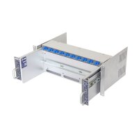 AMG Systems AMG2034-1256-RP-AD "Baugruppenträger für AMG Hutschienengeräte, ausziehbar, 4HE, 19"", 1 x 12VDC, 1 x 56VDC"