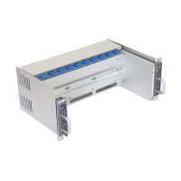 AMG Systems AMG2034-1256-RP-AD "Baugruppenträger für AMG Hutschienengeräte, ausziehbar, 4HE, 19"", 1 x 12VDC, 1 x 56VDC"