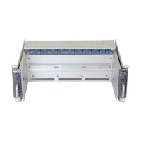 AMG Systems AMG2034-1256-RP-AD "Baugruppenträger für AMG Hutschienengeräte, ausziehbar, 4HE, 19"", 1 x 12VDC, 1 x 56VDC"