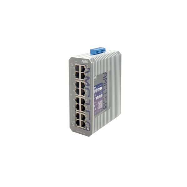 AMG Systems AMG150-8GAT-P240 Industrieller PoE-Injektor, 8x 10/100/1000BT RJ45 mit 30W PoE gemäß 802.3at