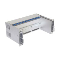 AMG Systems AMG2034-12-RP-DD "Baugruppenträger für AMG Hutschienengeräte, ausziehbar, 4HE, 19"", 2 x 12VDC"