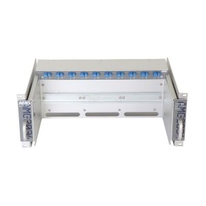 AMG Systems AMG2034-1256-DD "Baugruppenträger für AMG Hutschienengeräte, ausziehbar, 4HE, 19"", 1 x 12VDC, 1 x 56VDC"