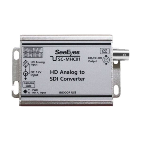 SeeEyes SC-MHC01 Medienkonverter, HD Analog nach SDI, EX-SDI 1.0/2.0, 1080p/30Hz, 12VDC