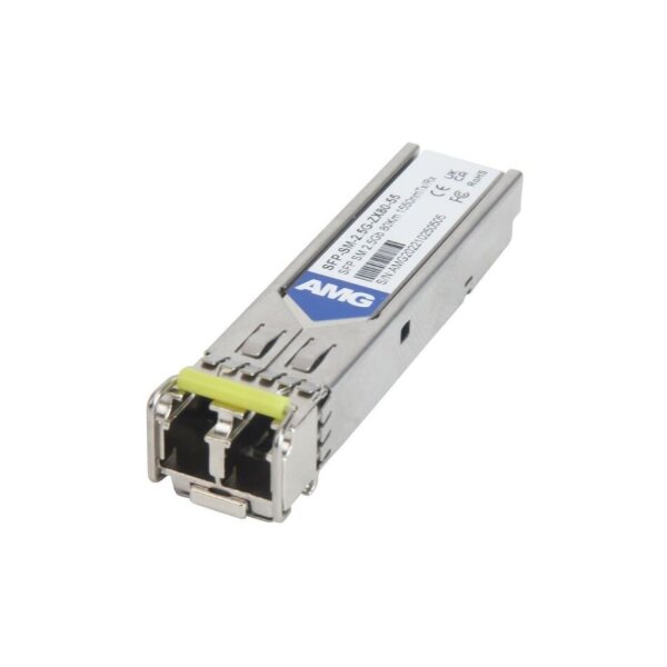 AMG Systems SFP-SM-2.5G-ZX80-55 SFP, 2.5Gb/s, Doppelfaser, Singlemode, 80km Reichweite Tx/Rx: 1550nm, LC, DDM