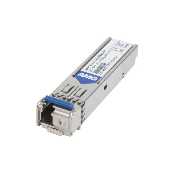 AMG Systems SFP-SM-2.5G-BX20-31 SFP, 2.5Gb/s, Einzelfaser, LC, Singlemode, 20km Reichweite Tx: 1310nm, Rx: 1550nm, DDM