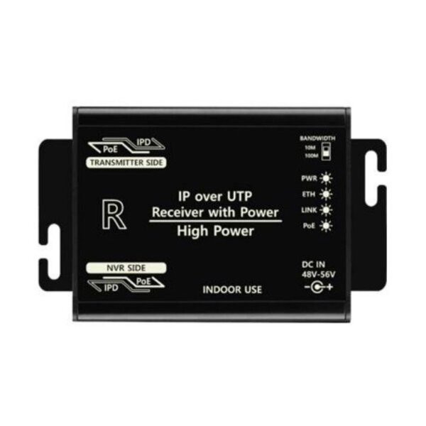 SeeEyes SC-IPU601R 1-Kanal-IP Empfänger, PoE über UTP, High Power (70W) ,Hohe Reichweite bis 800m