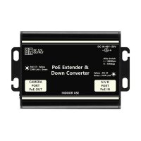 SeeEyes SC-IPH3002DC PoE und Ethernet Extender, Splitter Funktionen (DC 12V), Reichweite 250m