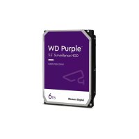 Western Digital WD64PURZ "WD Purple Festplatte, 3,5"", SATA 6Gb/s, 6TB, 256MB Cache, 24x7, für Videoüberwachung optimiert"