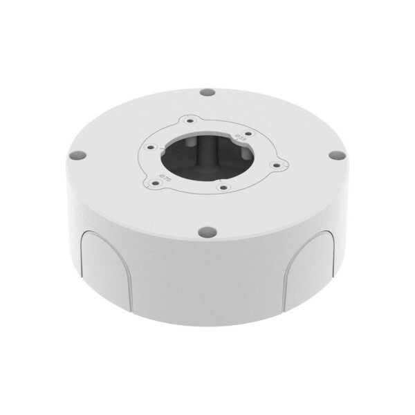 Hanwha Vision SBO-140BW Anschlussbox, Aluminium, weiß für QNO-C8083R, QNO-C9083R