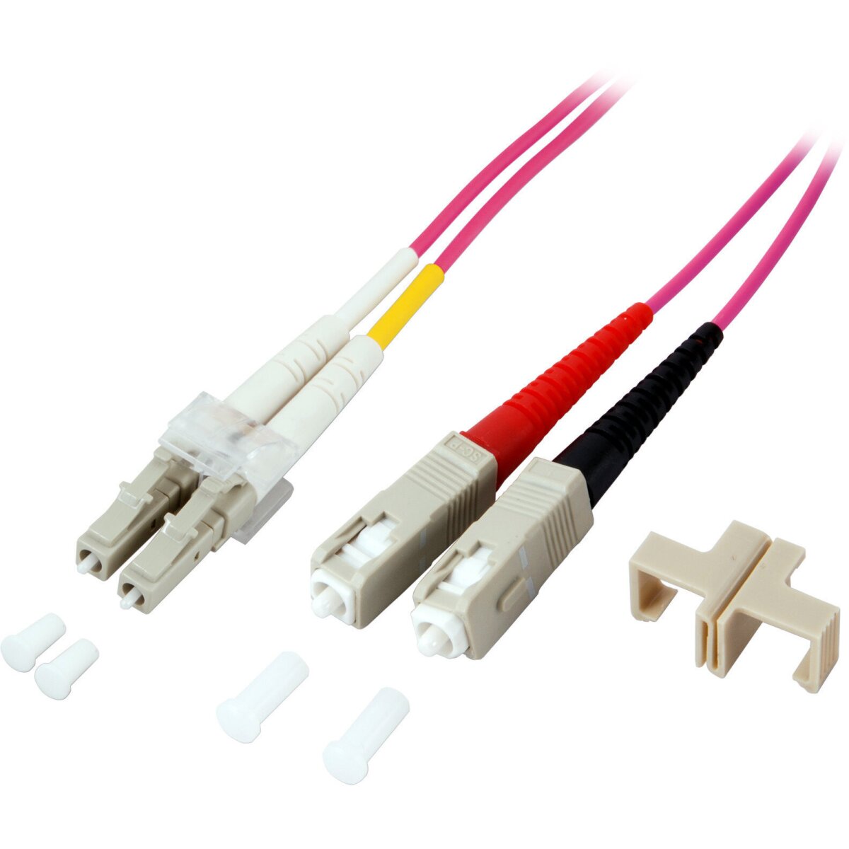 jetrics jetfiber-LC-SC-OM4-10 box